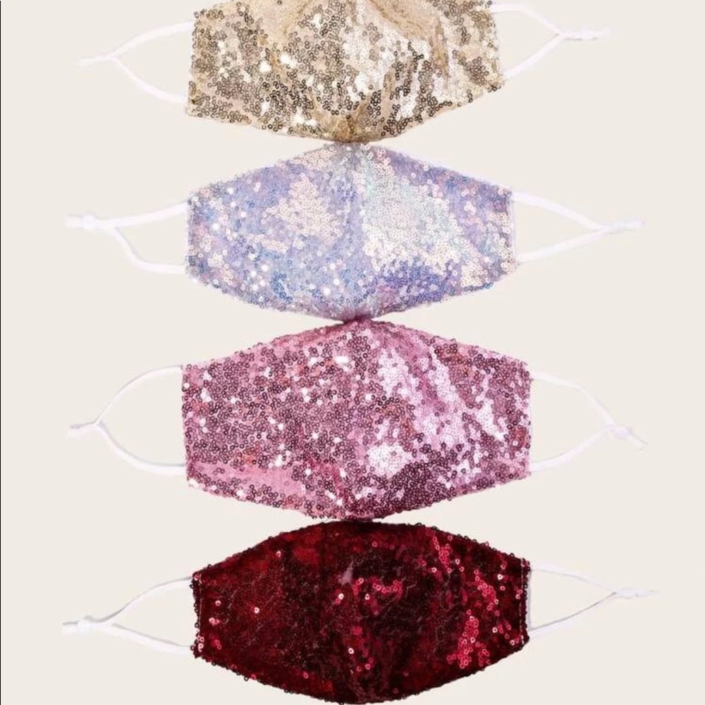 2/$30 Sequin Face Mask